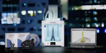 A 3D printer with software and material products