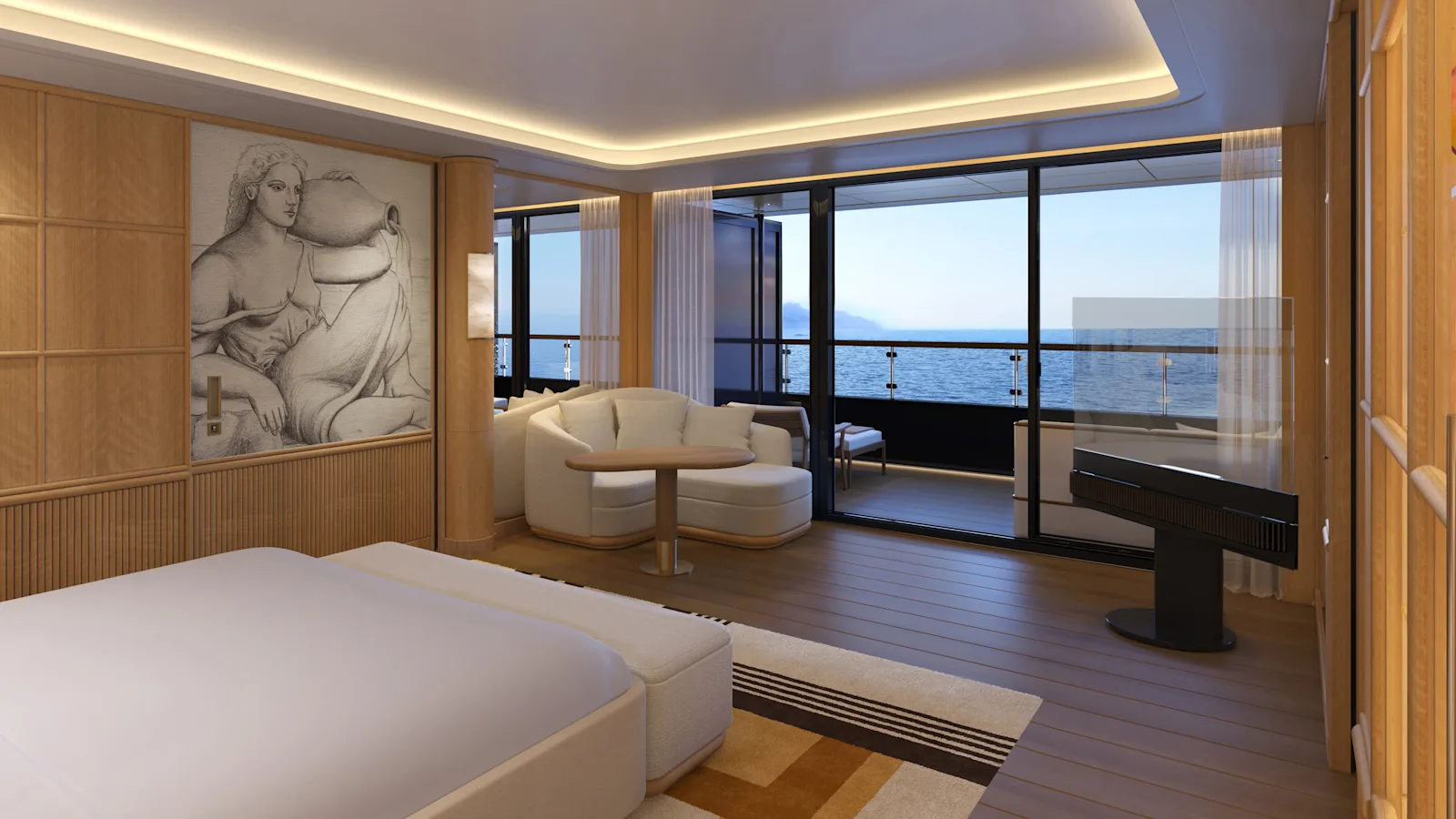 Seaview Suite with Studio