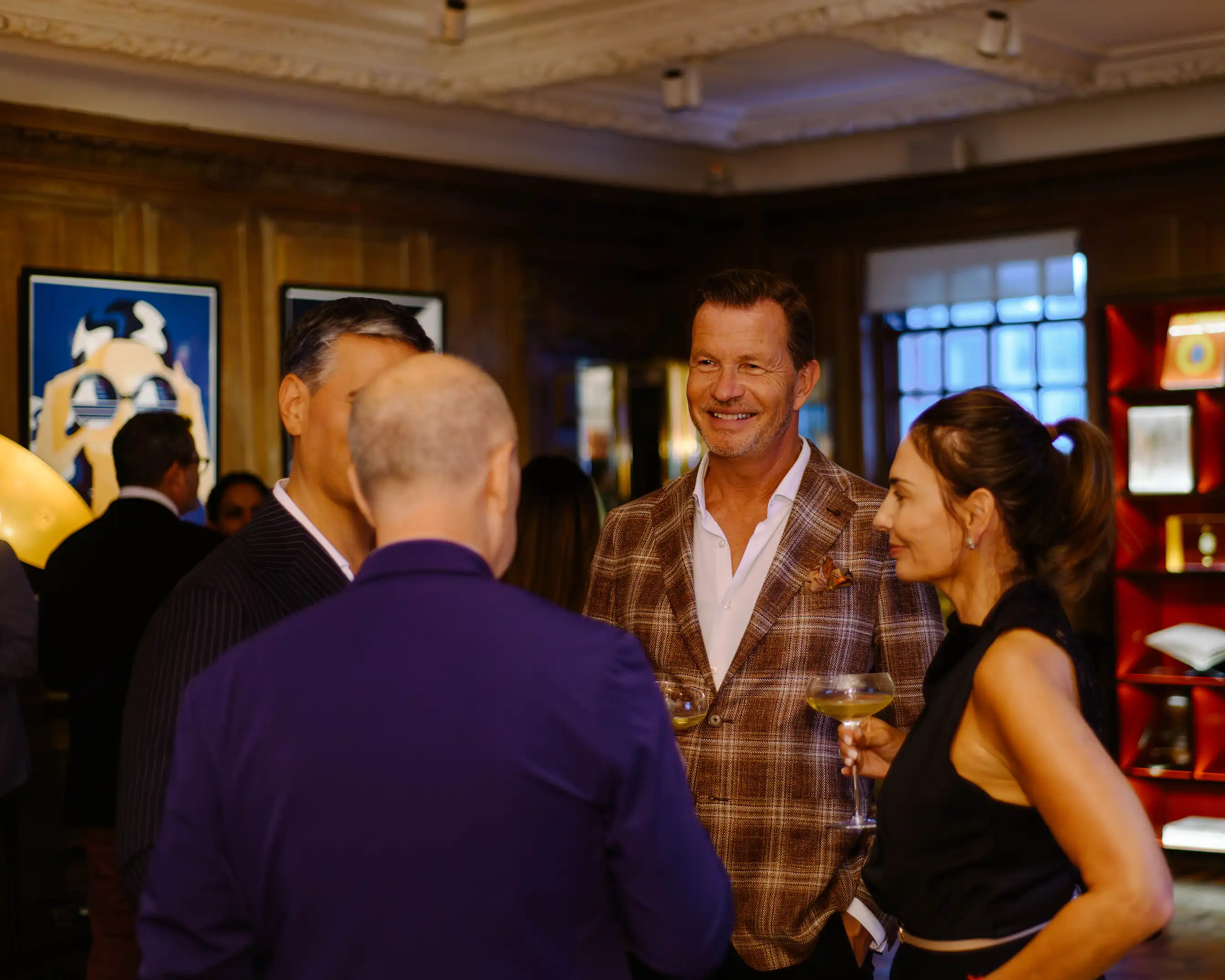  Guests Mingling at Maison Assouline in London 
