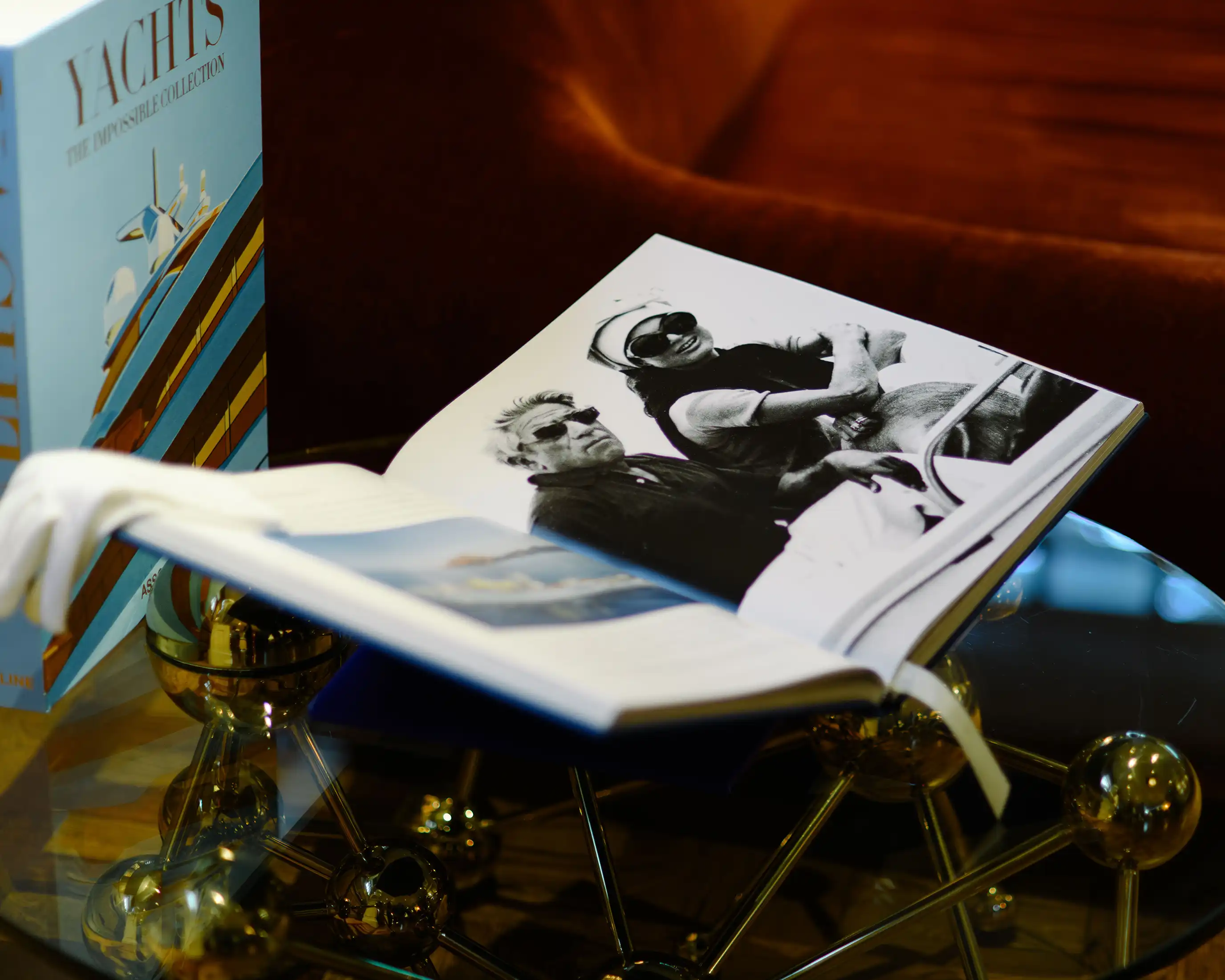 A Page Open in Assouline Yachts: The Impossible Collection