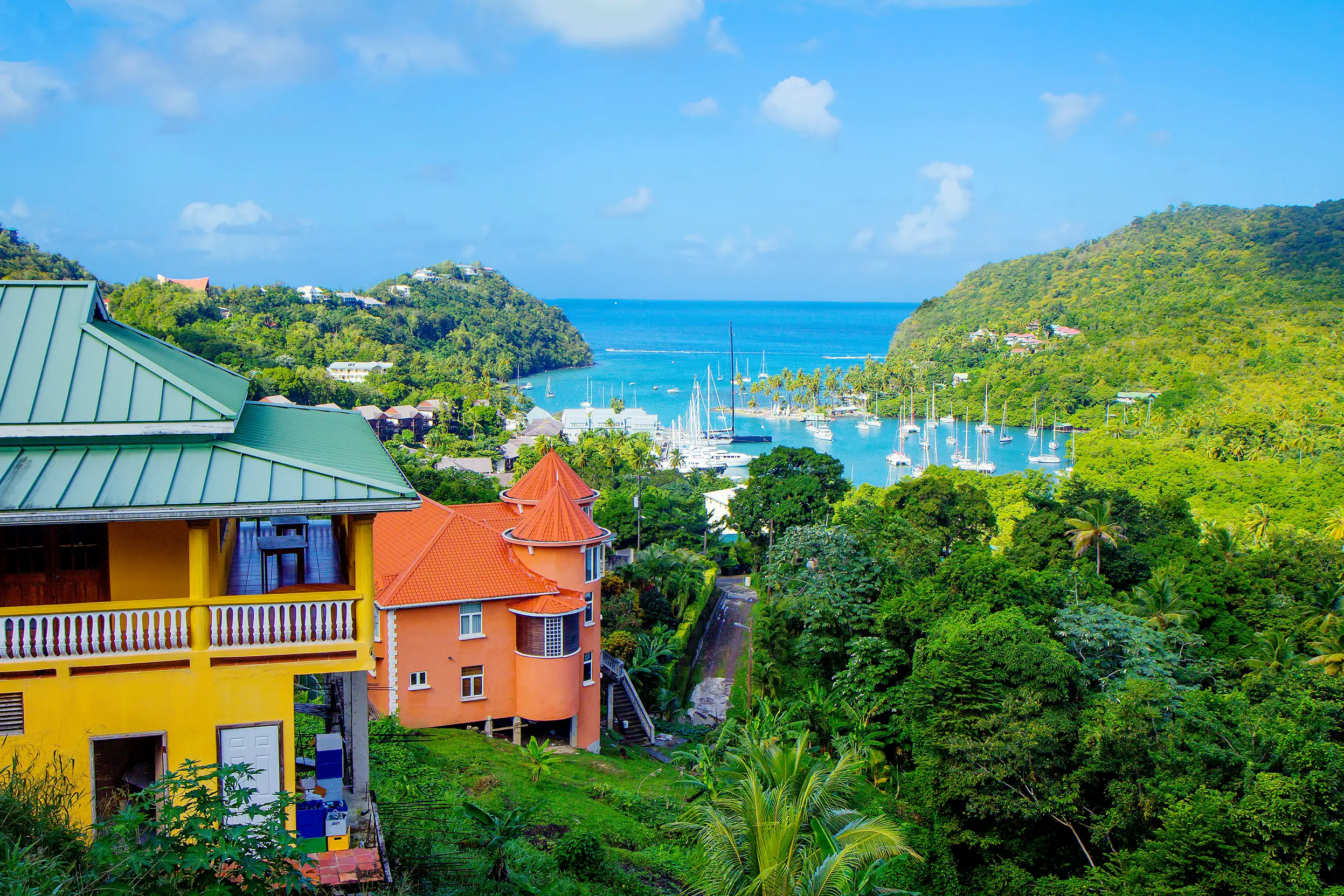 View of St. Lucia