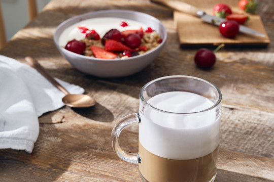 Bianco Forte with milk