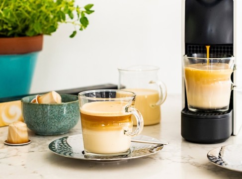 Sfeerfoto Nespresso Barista Creations Chiaro Koffiecup
