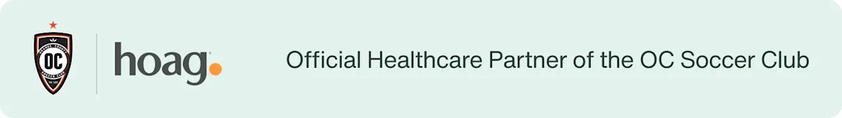 Official Healthcare Partner of the OC Soccer Club