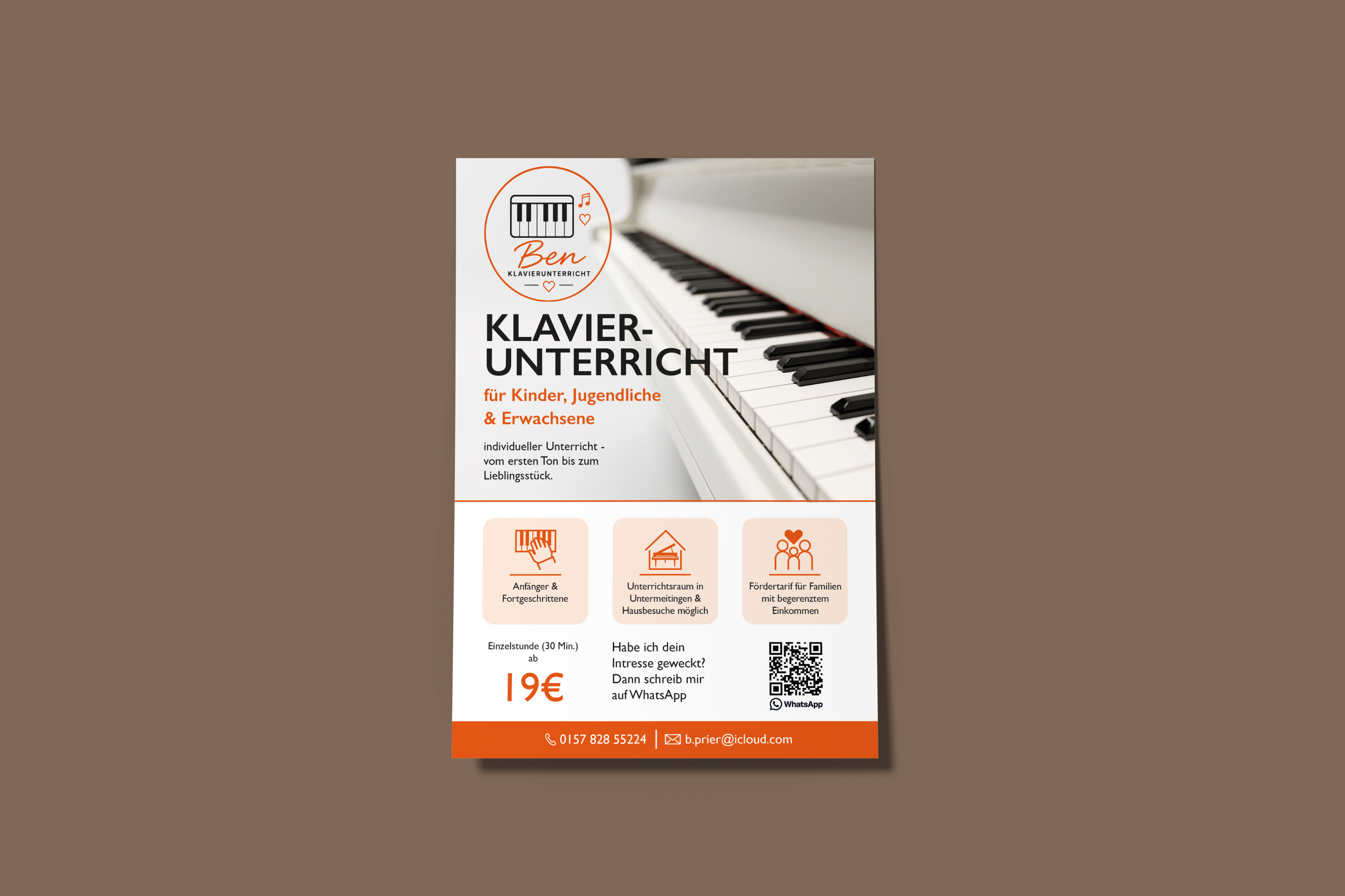 Flyer Klavierunterricht - Bild 2