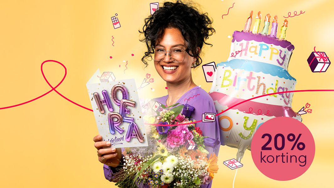 Nu 20% korting op alle cadeaus