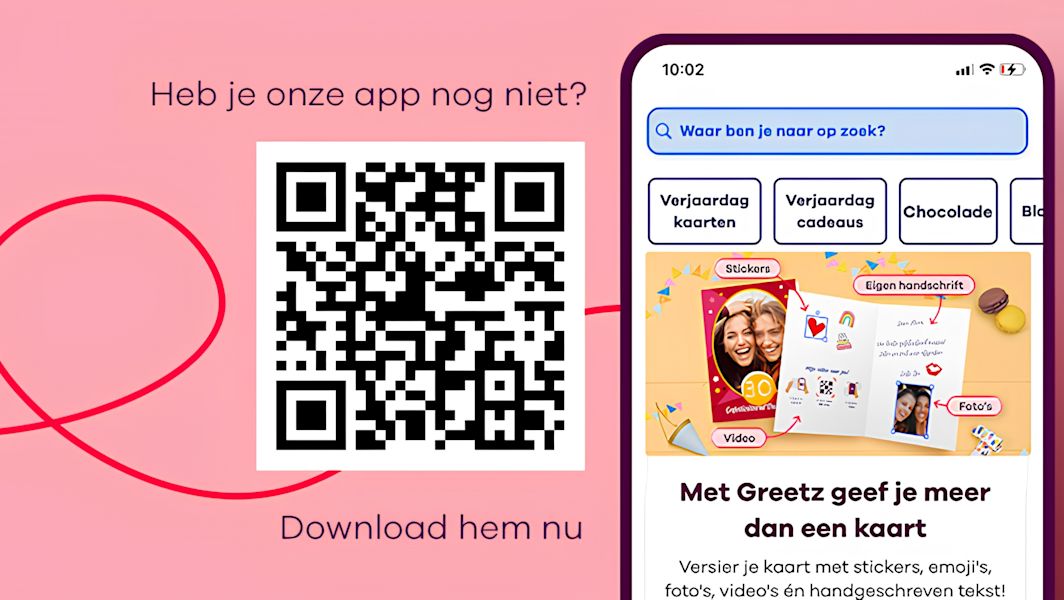 25% korting op alle kaarten in de app