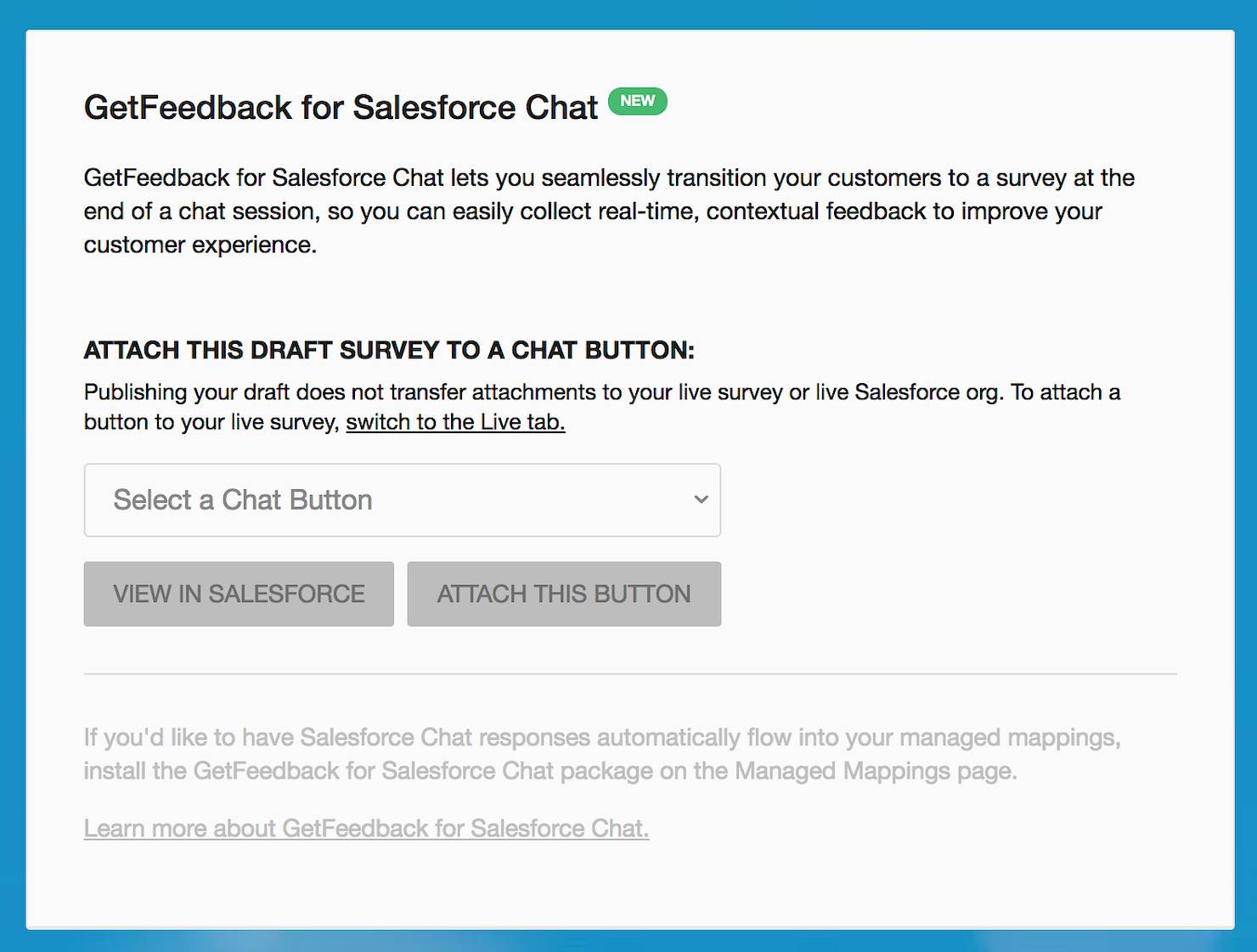 Displaying A Post Chat Survey In Salesforce Chat Getfeedback