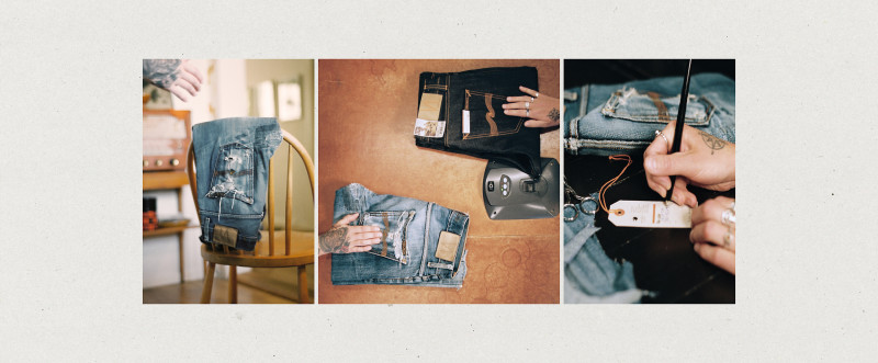 We offer our customers 20% off a new pair of jeans when handing in an old pair of Nudie Jeans.