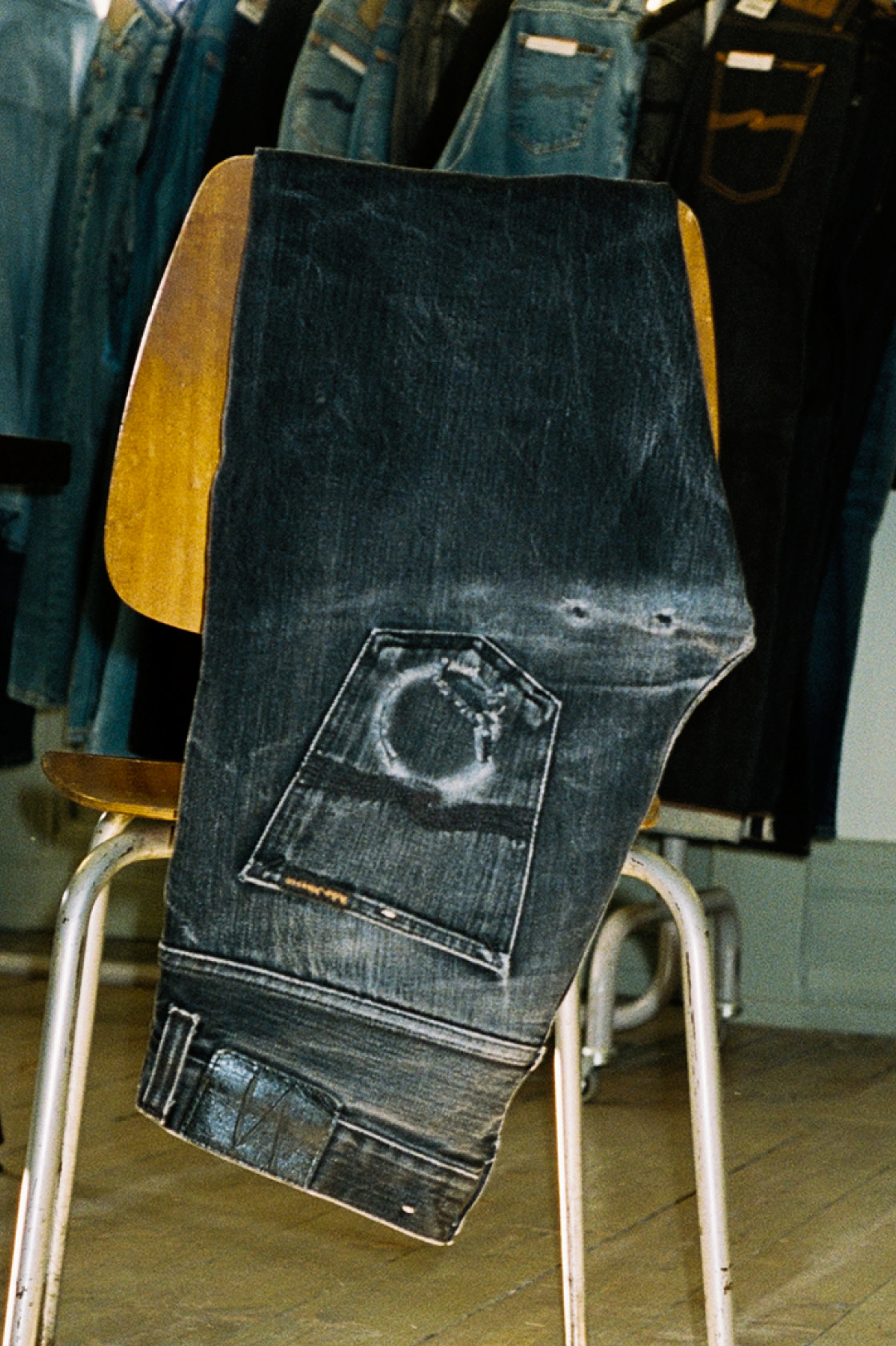 Black Denim Worn in