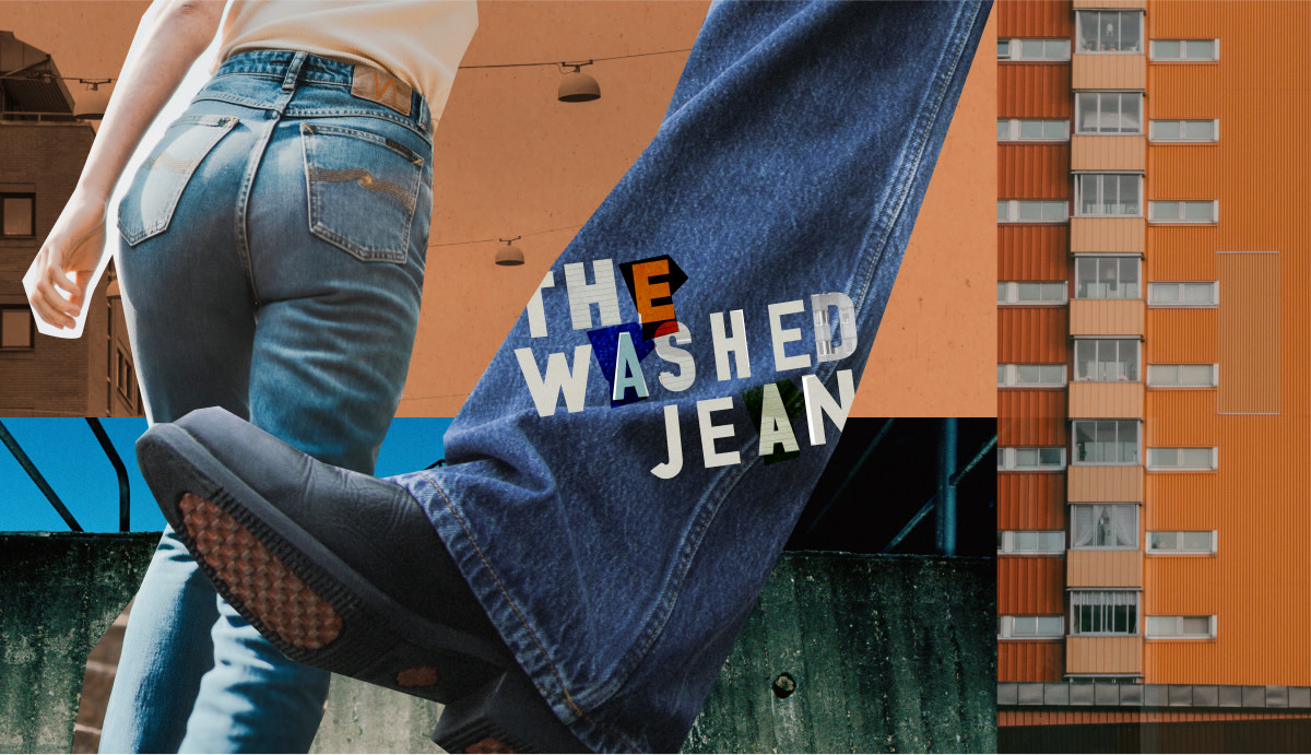 Washed jean women