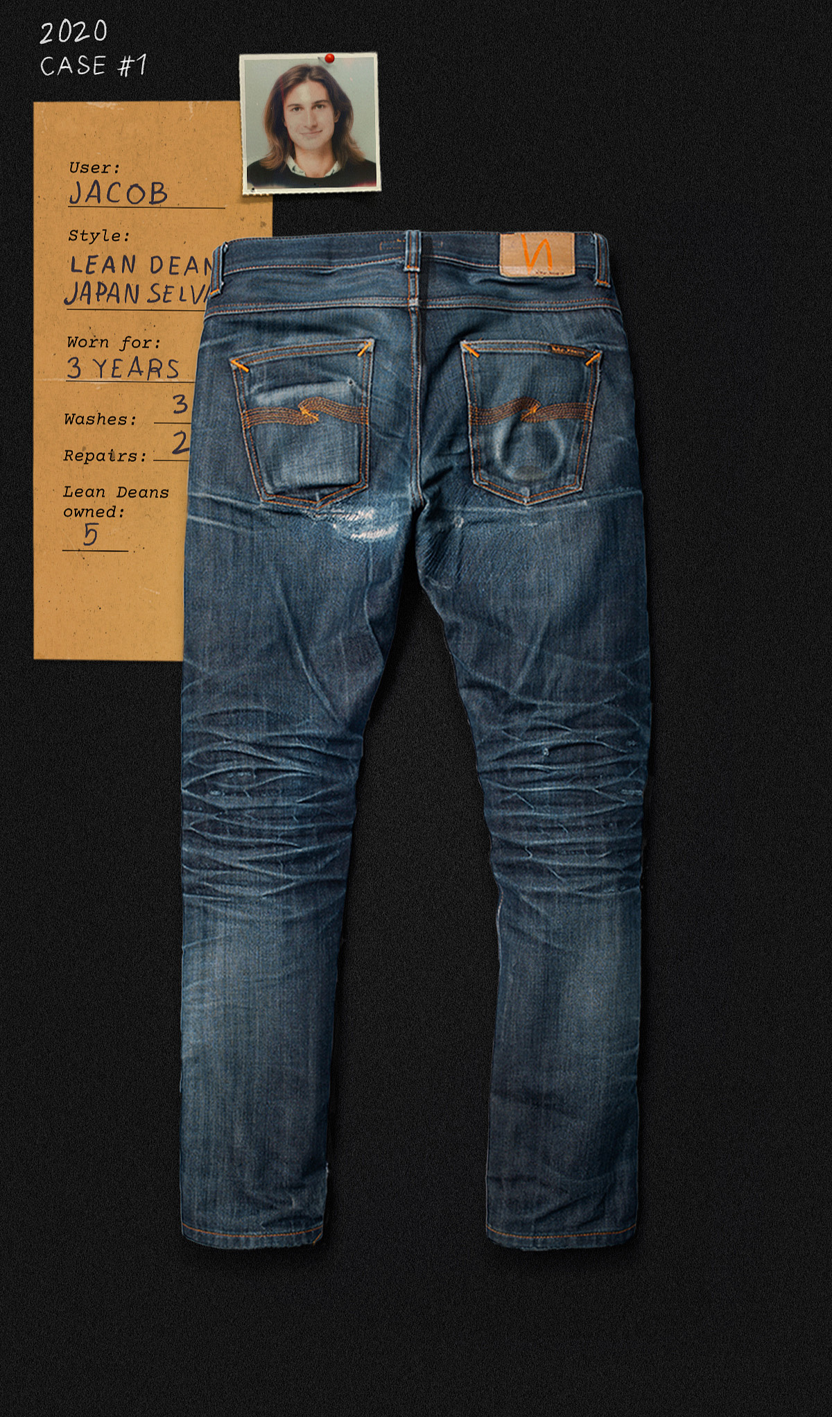 Lean Dean Japan Selvage worn by Jacob