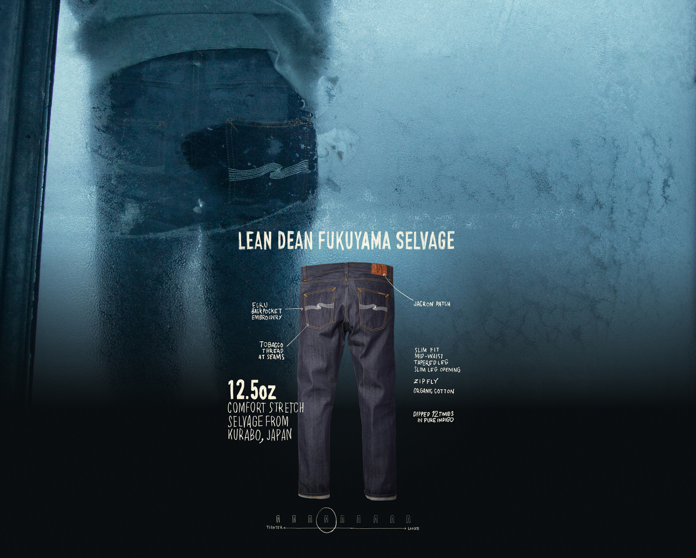 Lean Dean Fukuyama Selvage Ecru