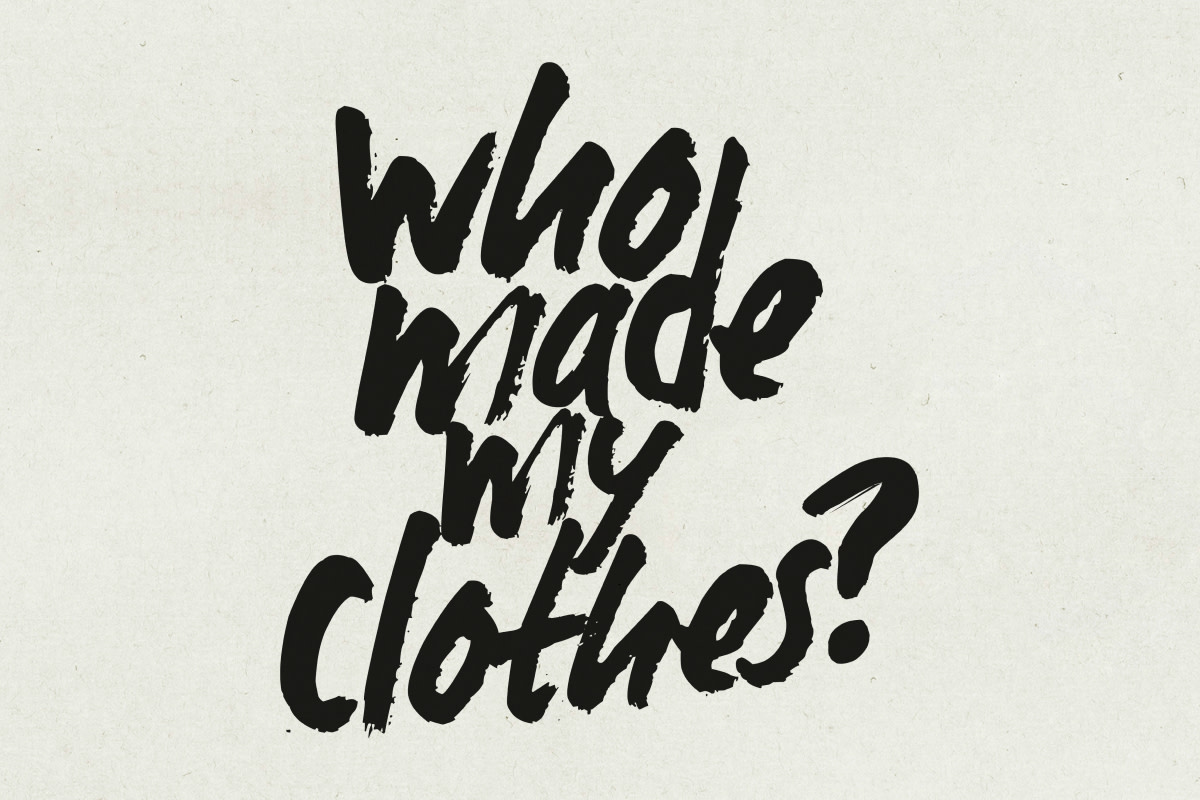 Who made your clothes -  Fashion Revolution Week – 2023 