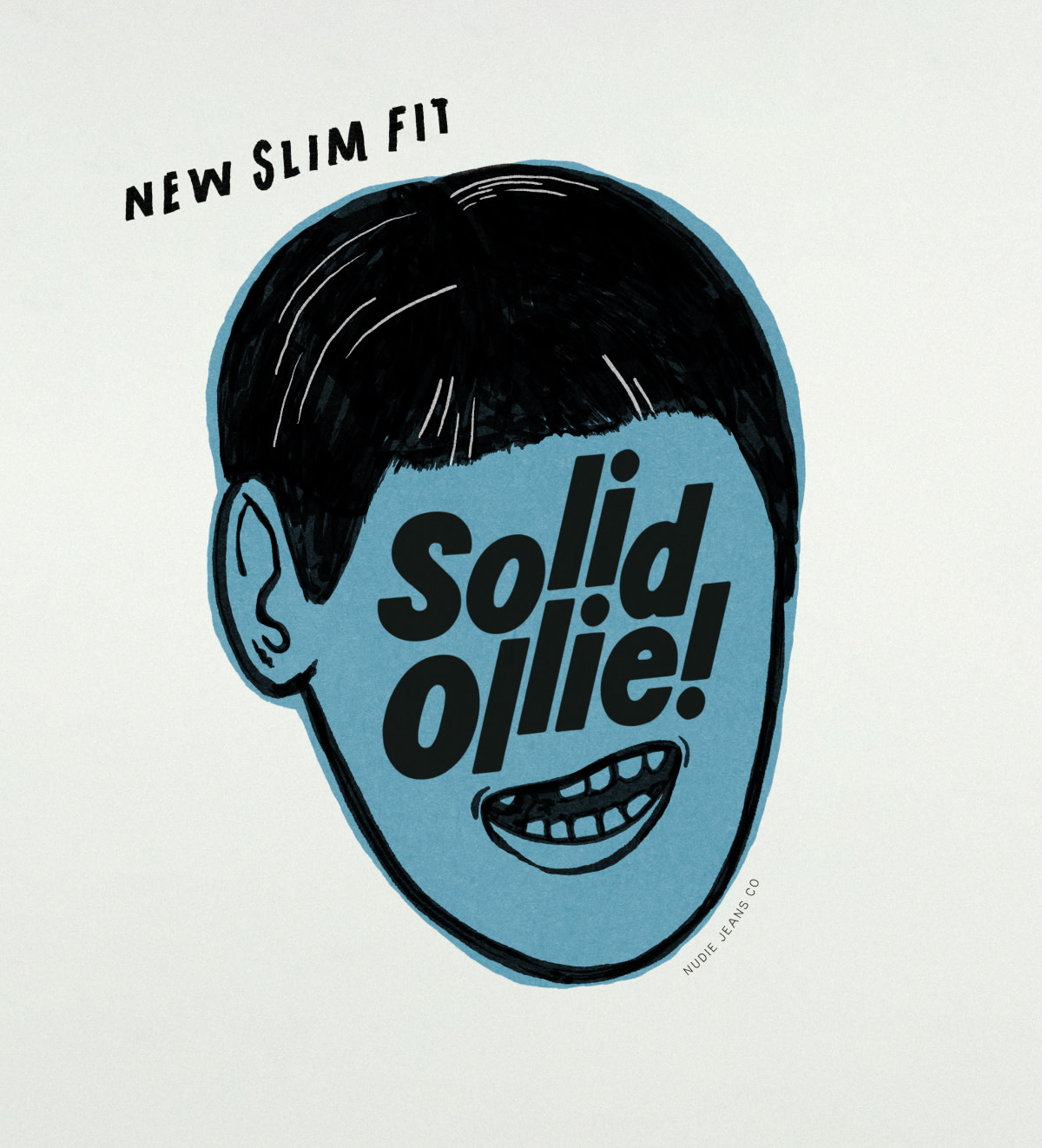 New Slim Fit Solid Ollie