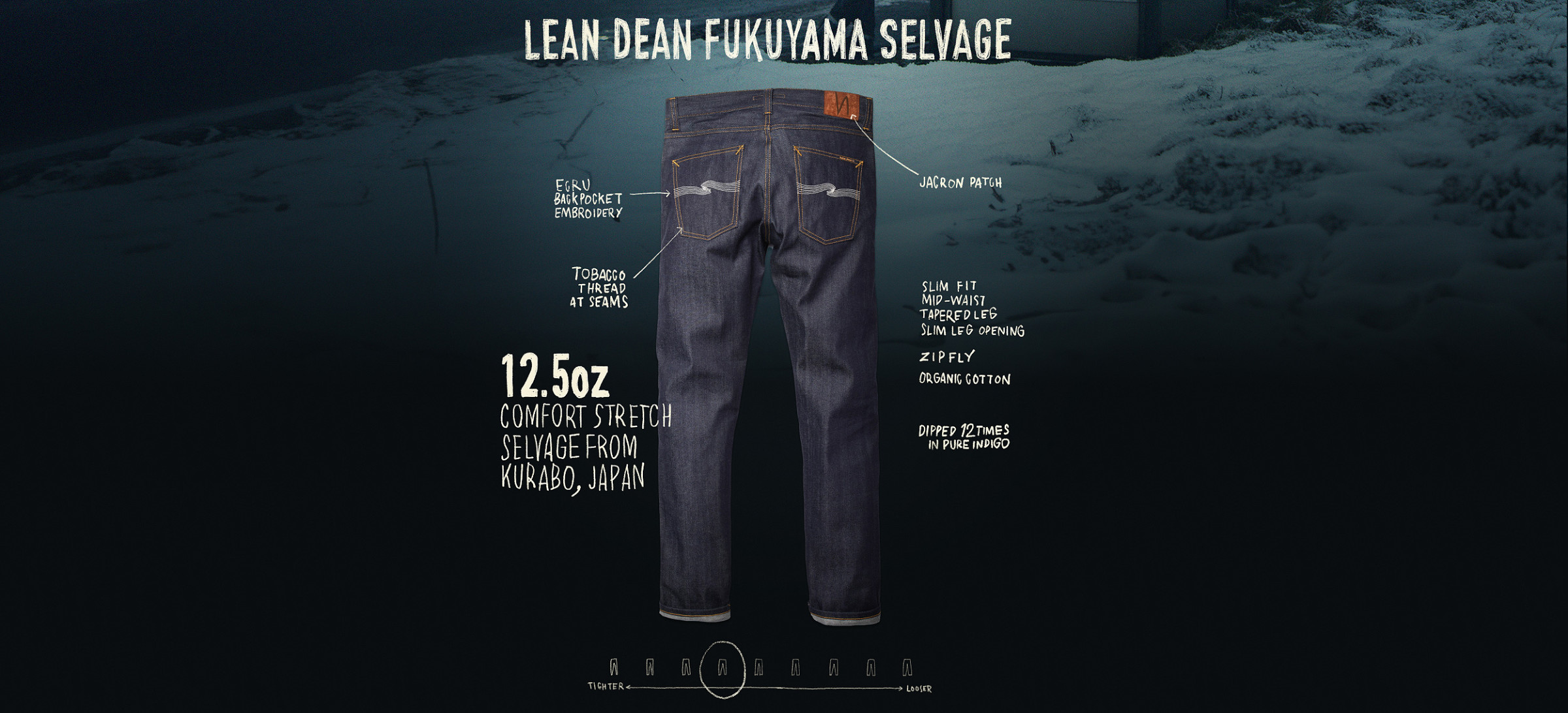 Lean Dean Fukuyama Selvage