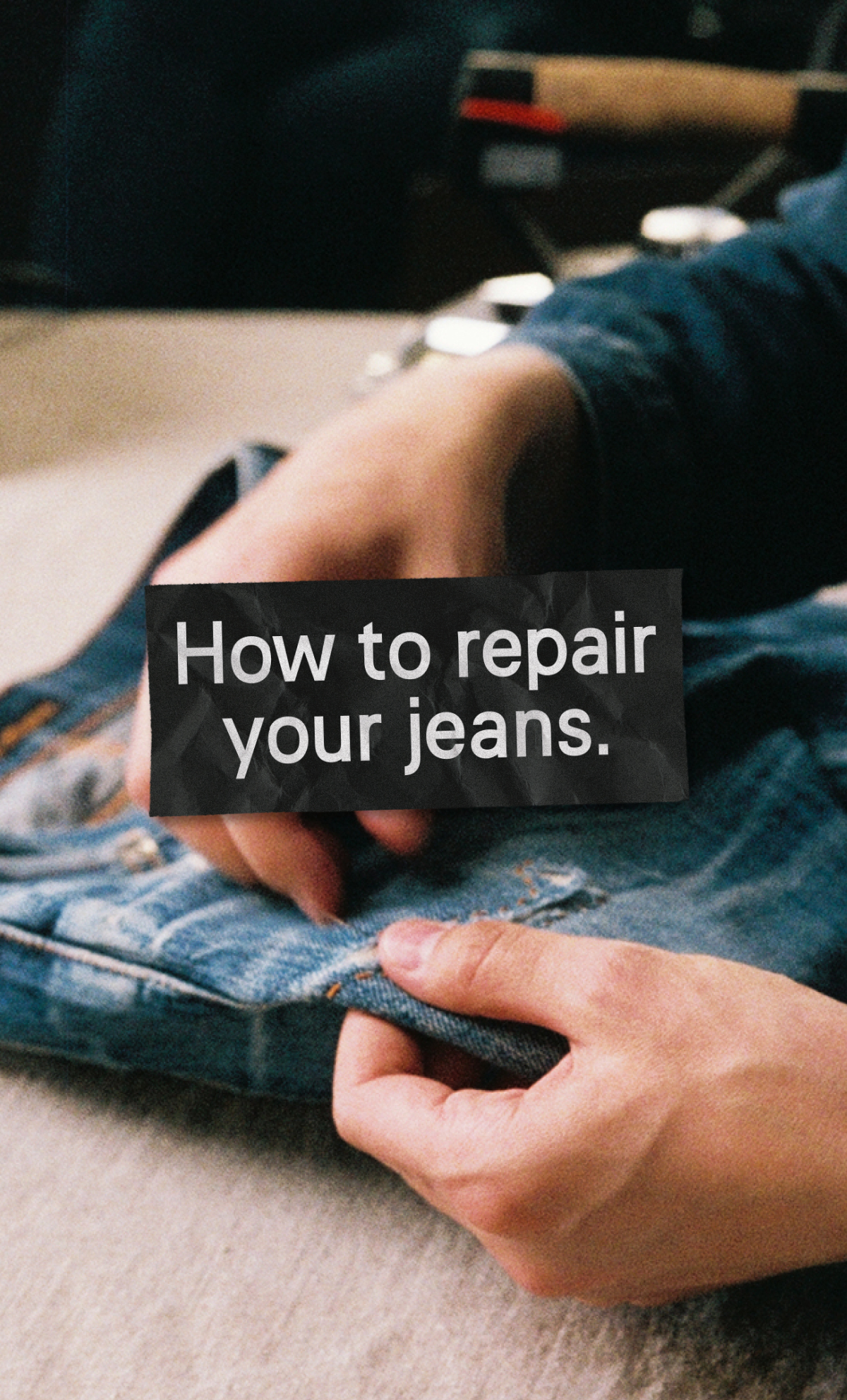 DIY Jeans Repair Kit —