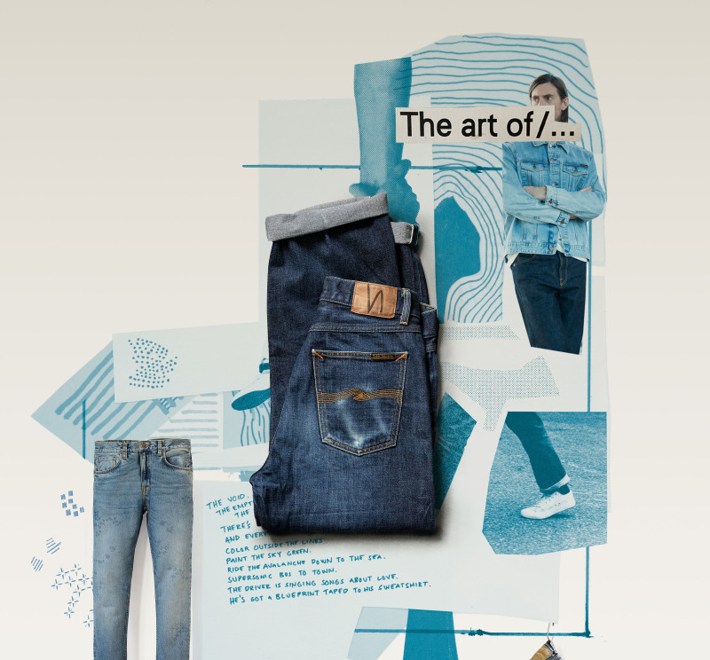 Art of selvage collage