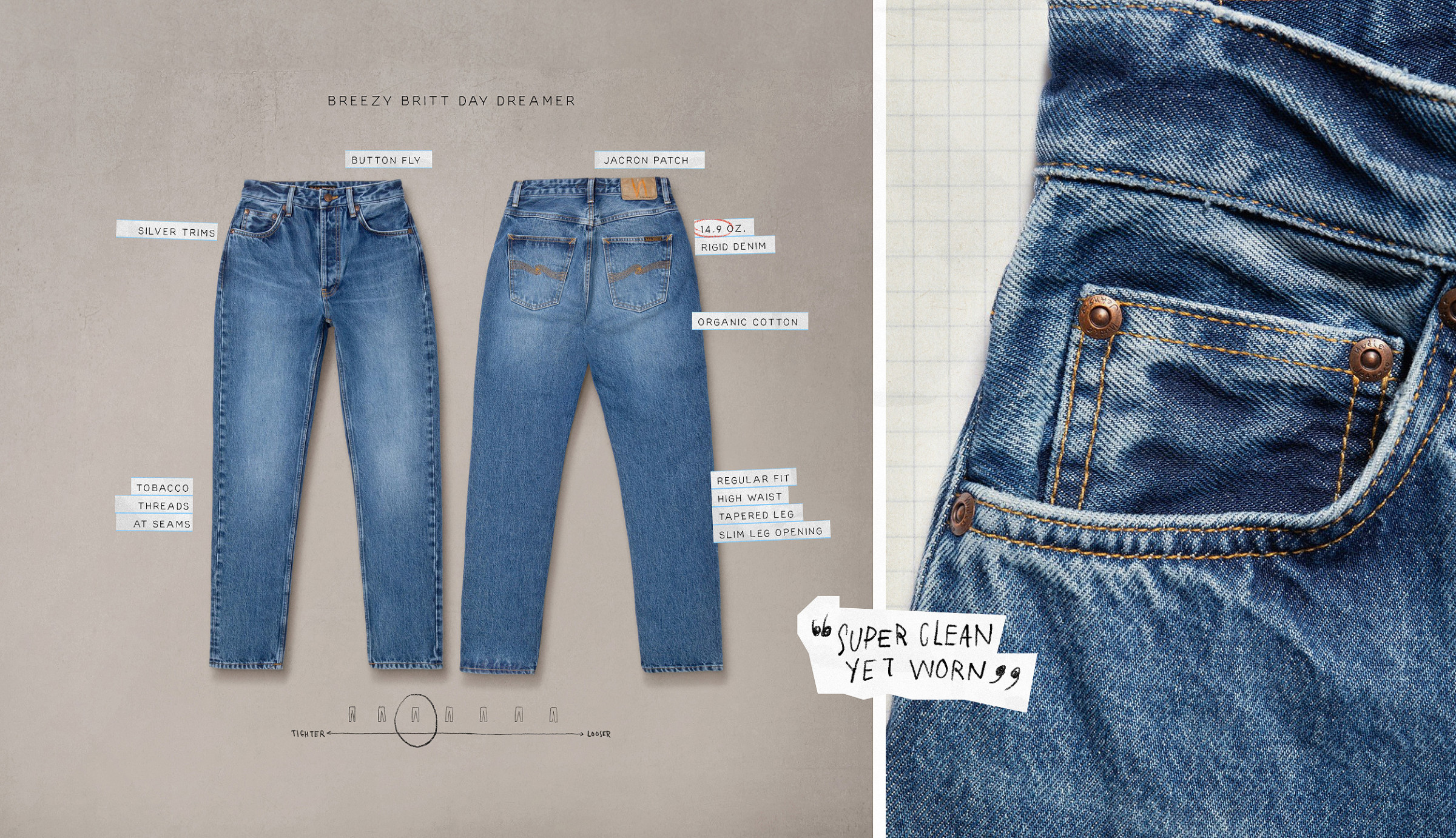 The Washed Jeans Women – Nudie Jeans® | 100% Organic Denim