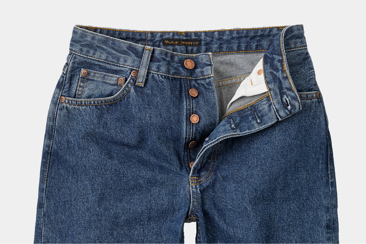 Replacing button-fly to zipper-fly on jeans! (hefty alterations