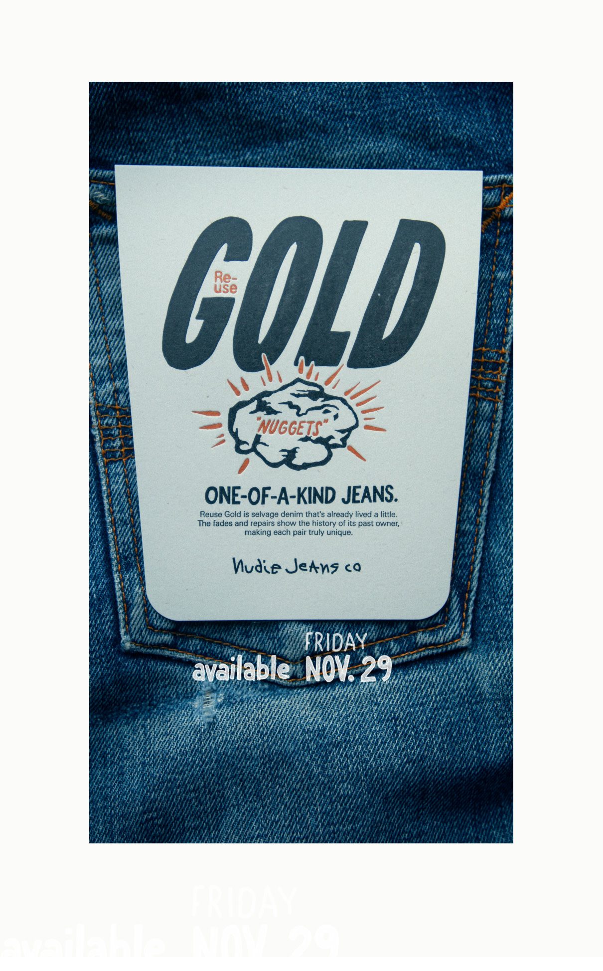 Re-use GOLD coming NOV 29  Black Friday