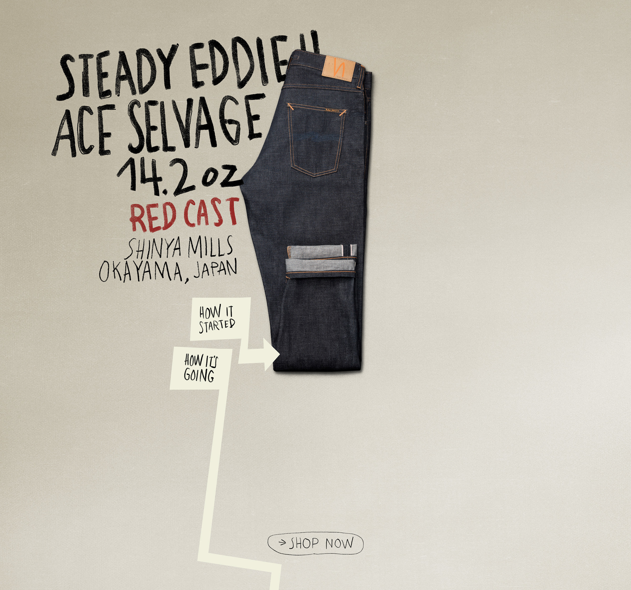 Steady Eddie II Dry Ace Selvage