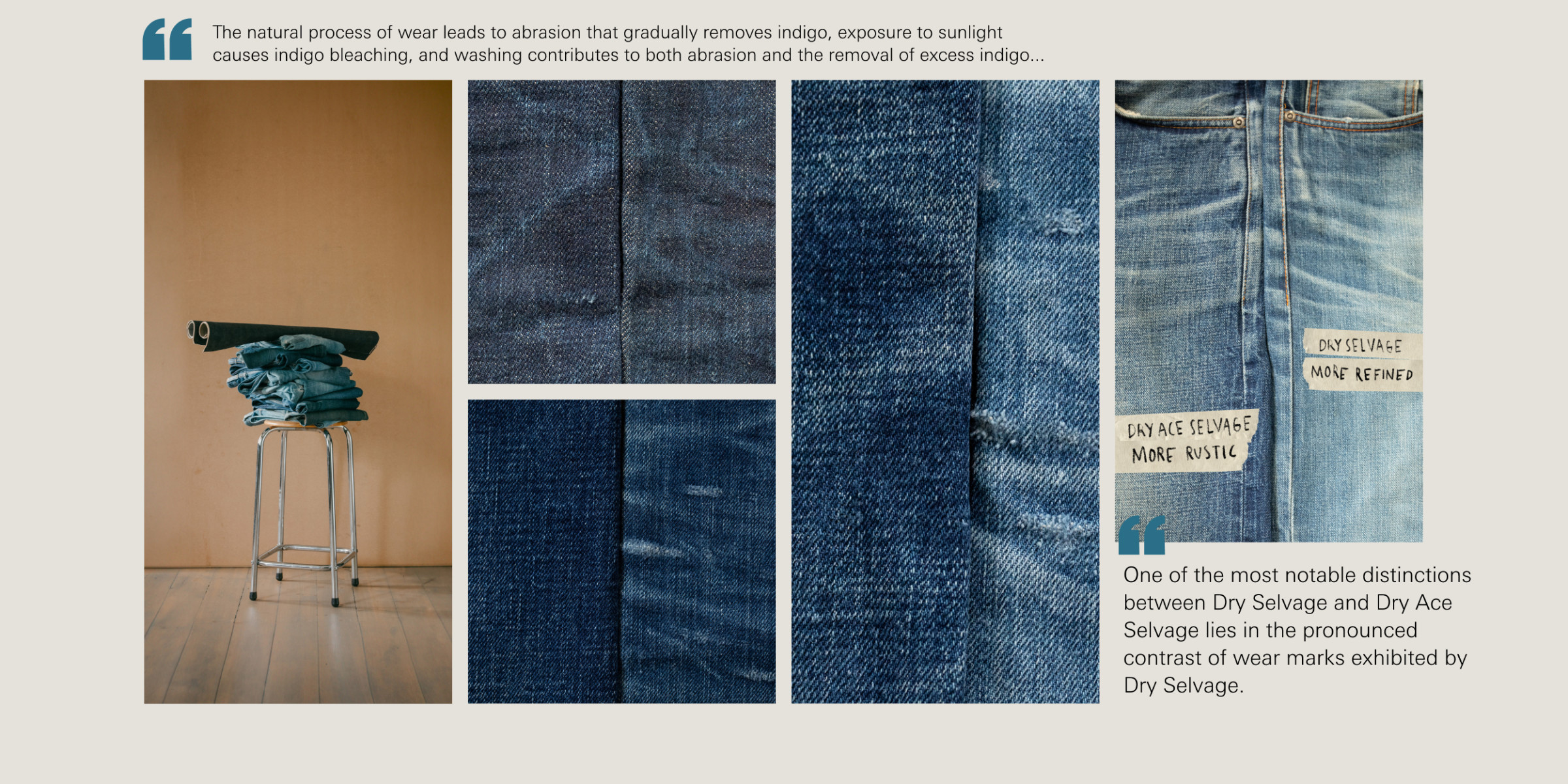 Exploring the Nuances - Dry Ace selvage vs Dry Selvage
