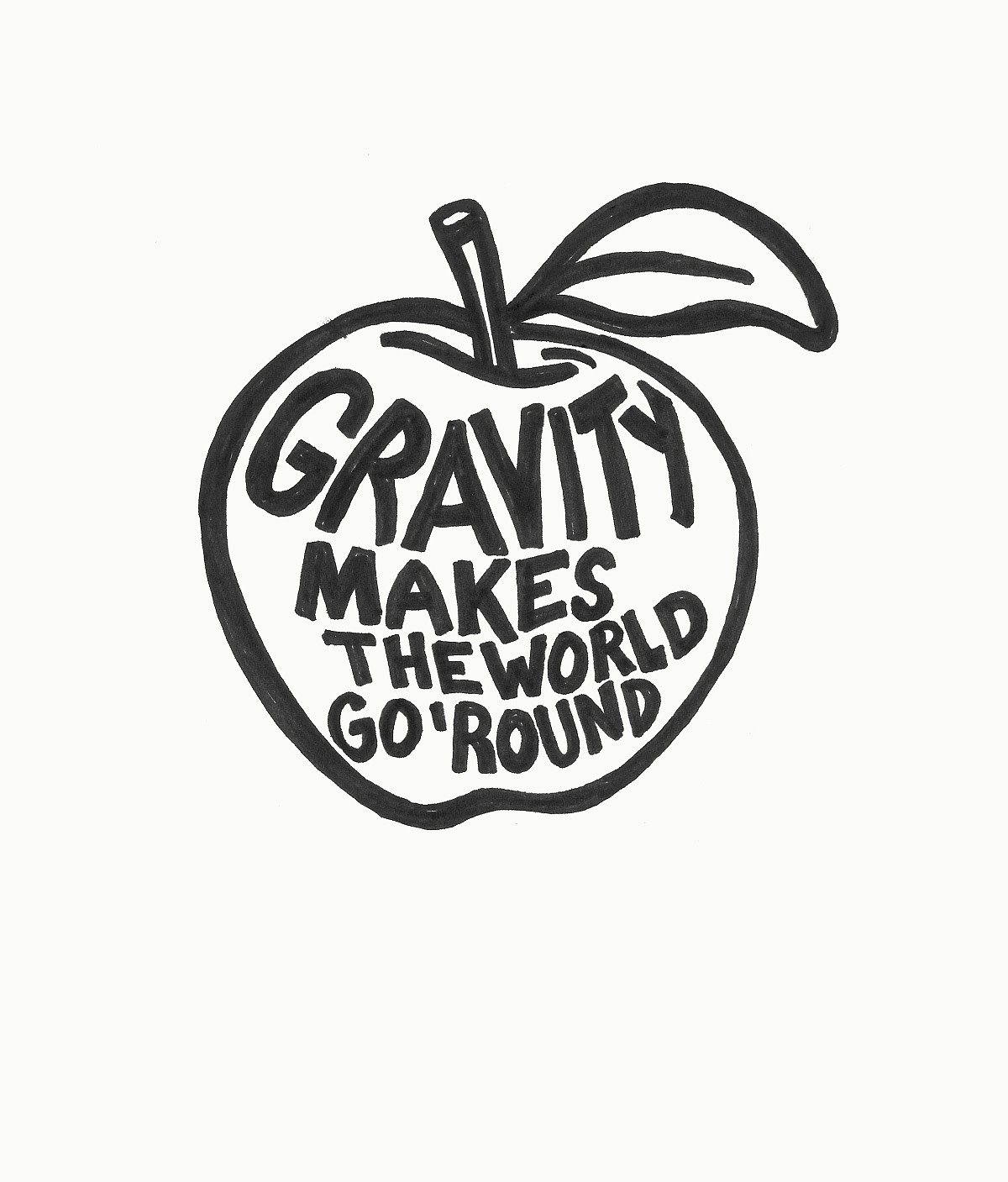 Gravity makes the world go round