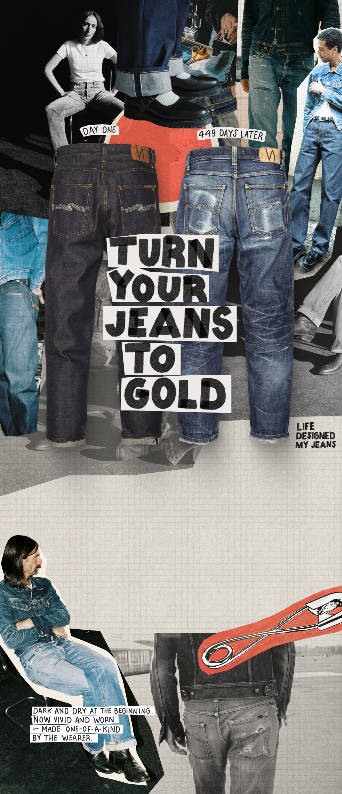 Tur Your Jeans To Gold