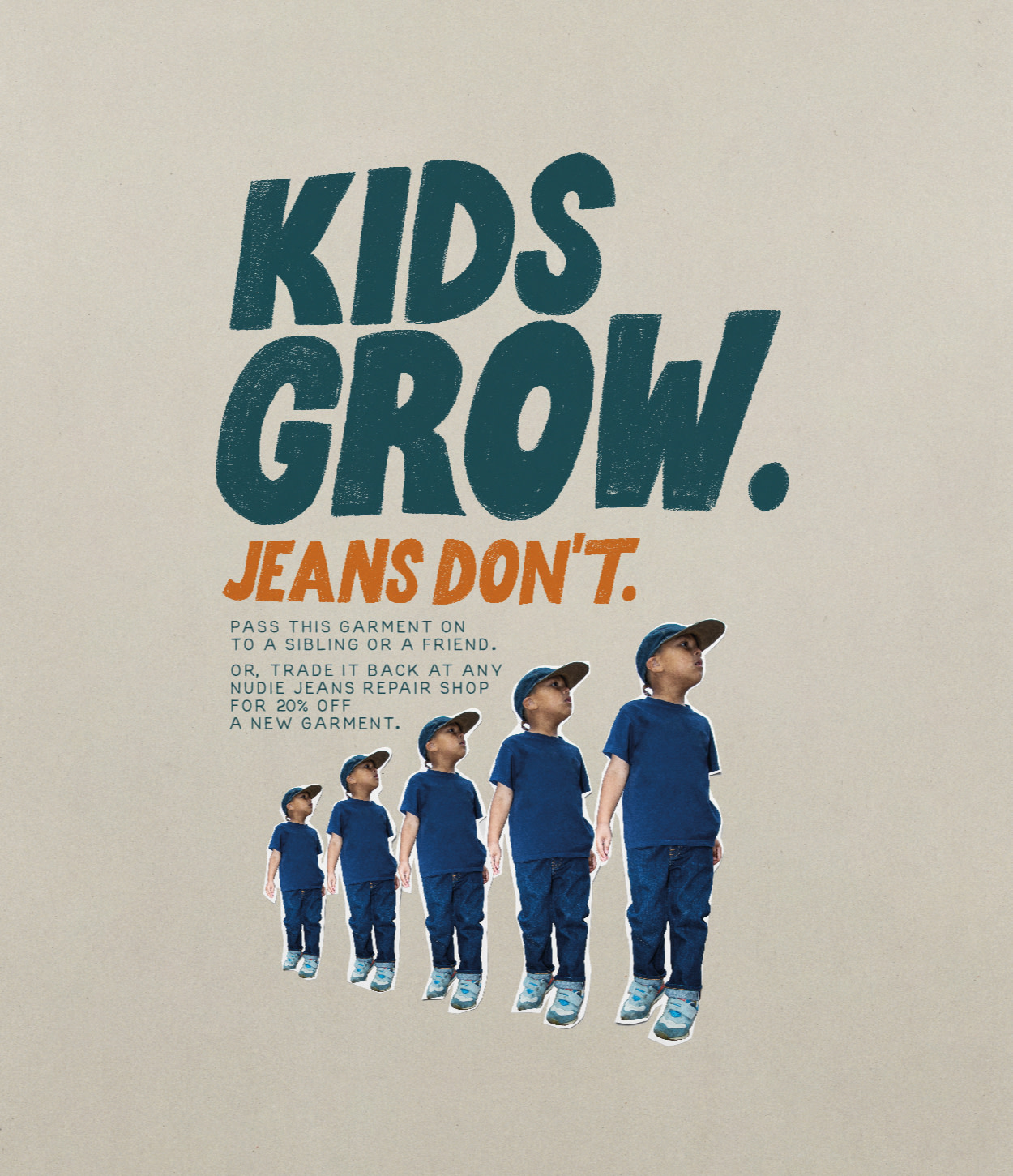 Kids Grow Jeans Don't