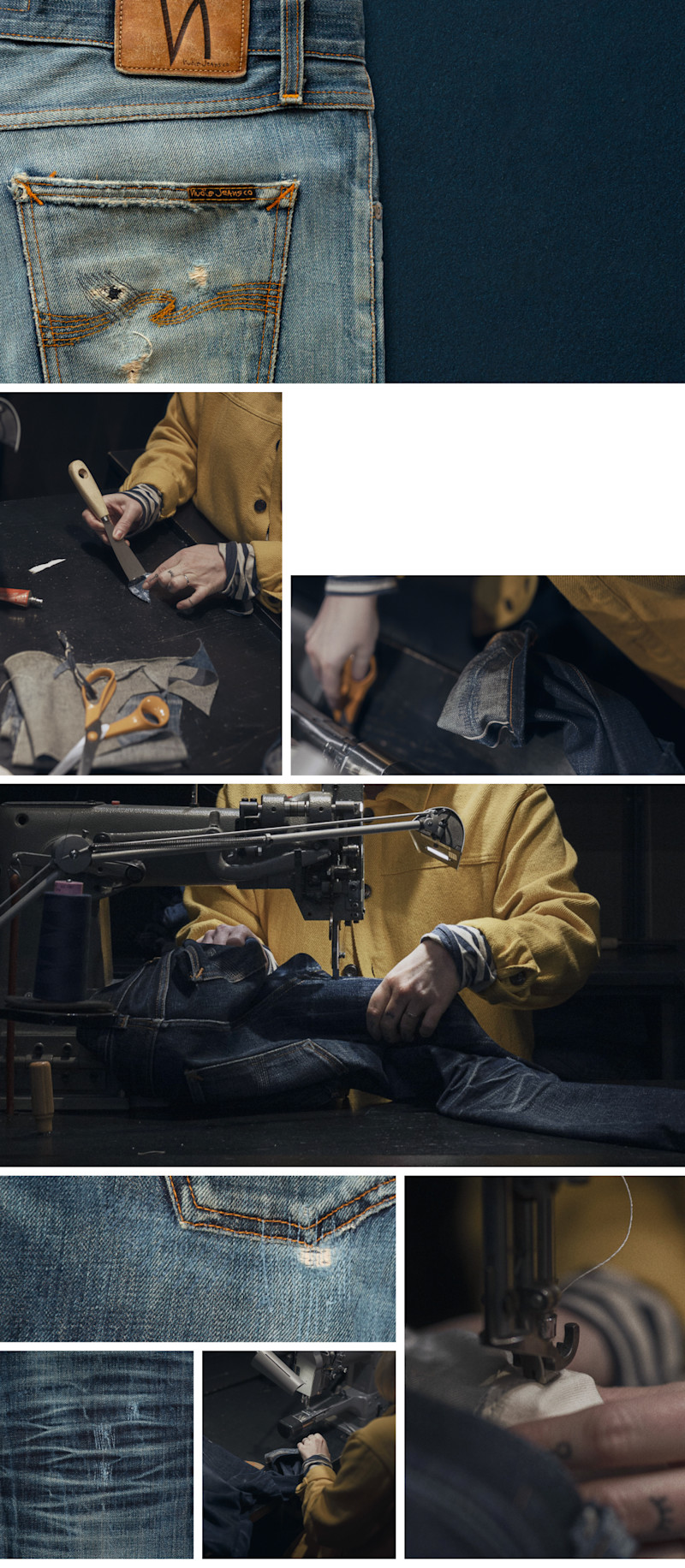 Nudie Jeans A Lifetime Promise of Free Repairs Nudie Jeans® 100