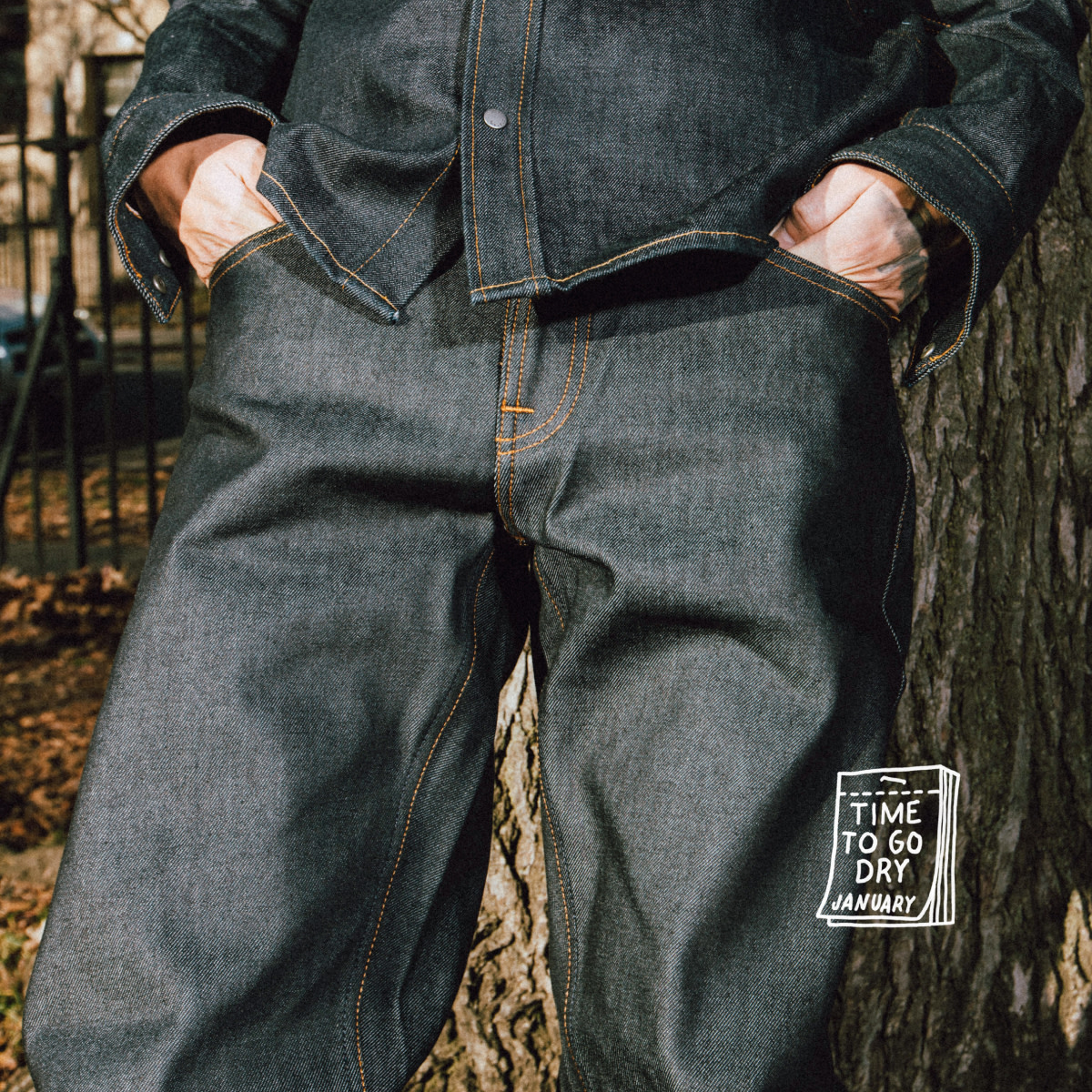 DRY - THE RAW, UNTREATED DENIM FABRIC.