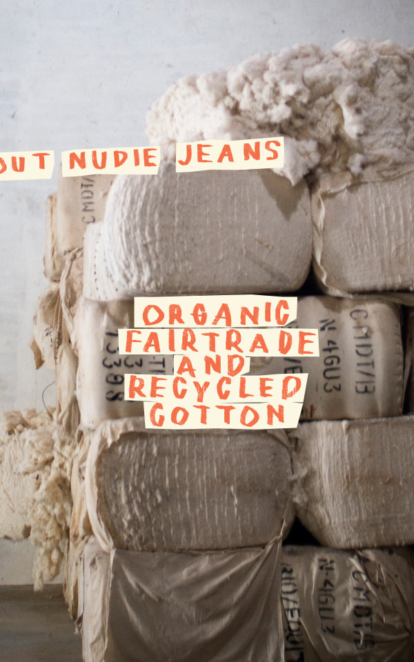 Organic fairtrade and recyled cotton