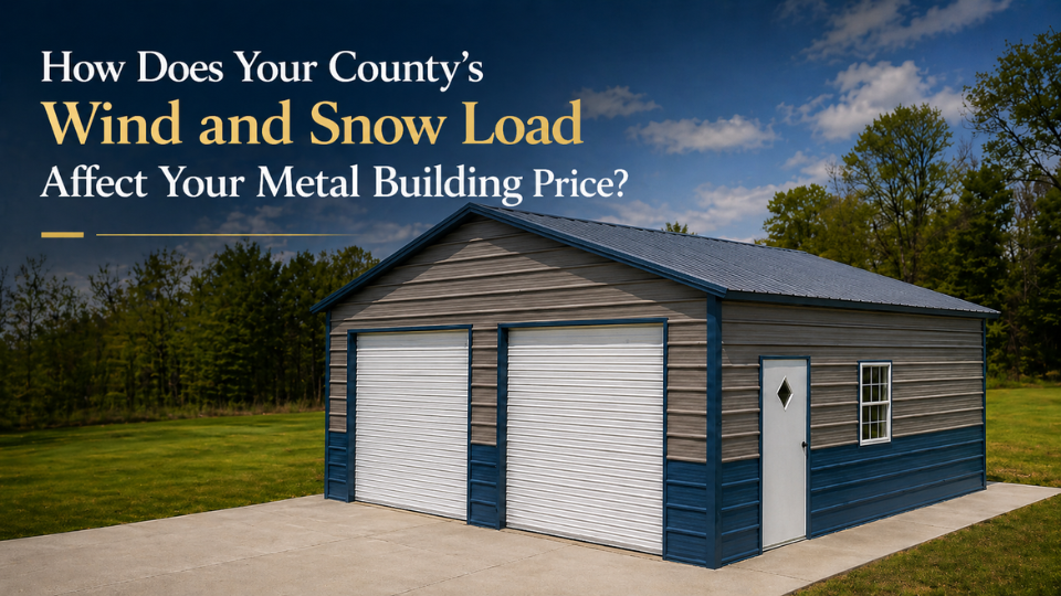 How Does Your County's Wind and Snow Load Affect Your  Metal Building Price? 