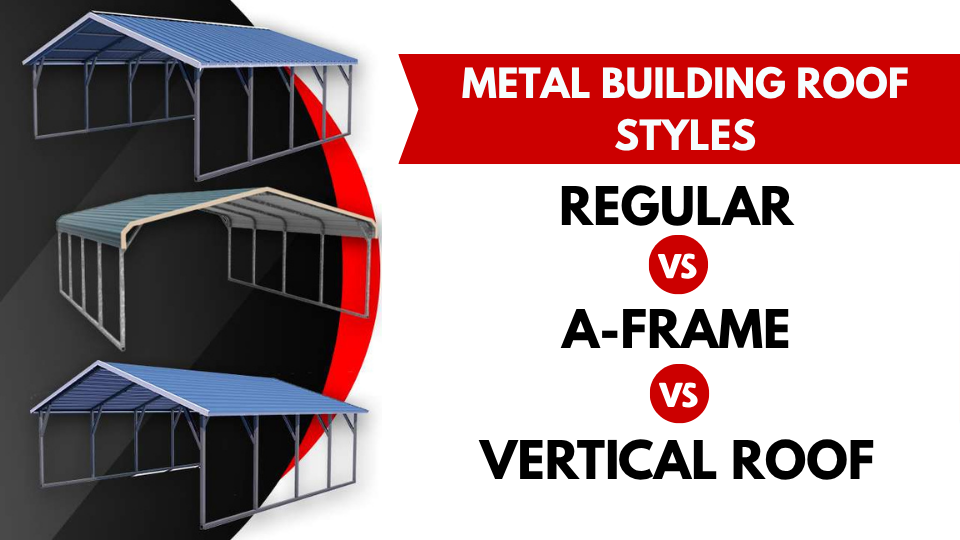 Metal Building Roof Styles: Regular, A-Frame, Horizontal and Vertical Roof