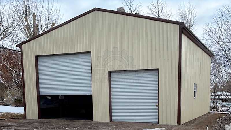 Building 32 Frame 32x35x13 Workshop Building - EMB Metal Buildings