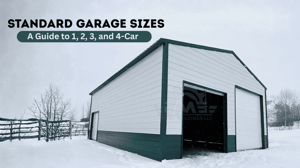 Standard Garage Sizes: A Guide to 1, 2, 3, and 4-Car Dimensions