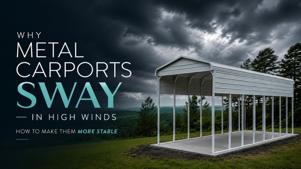 Why Does My Metal Carport Sway in High Winds, And How Do I Make It More Stable?