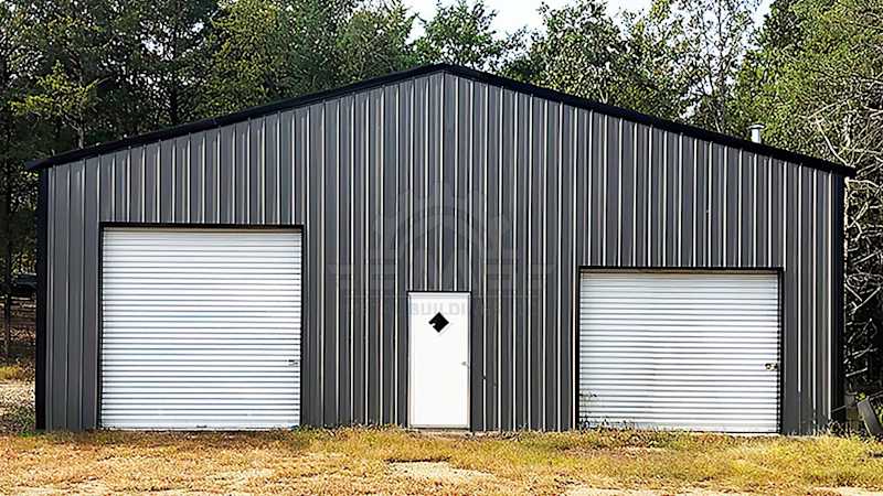 40x30x12 Commercial Metal Building - Build Warehouse. Workshop, and Garage