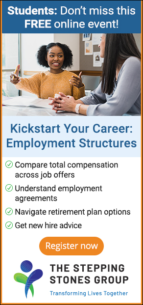 The Stepping Stones Group Live Webinar - Kickstart Your Career: Employment Structures
