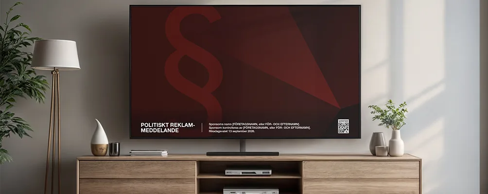 Politisk reklam hos TV4