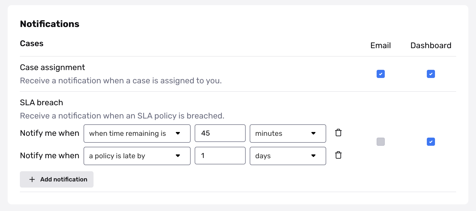 case-notification-settings