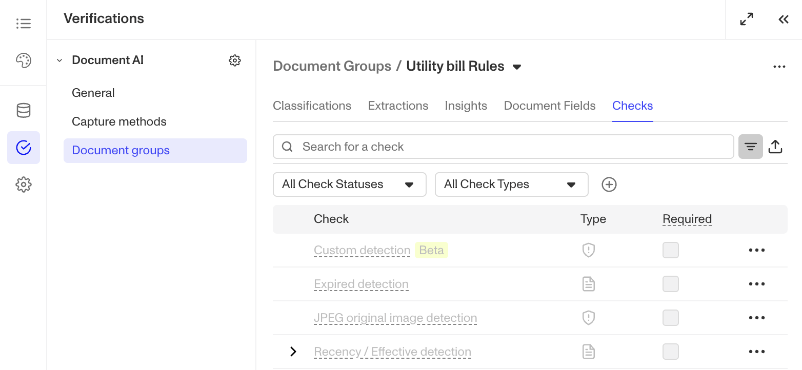 DocumentVerificationChecks