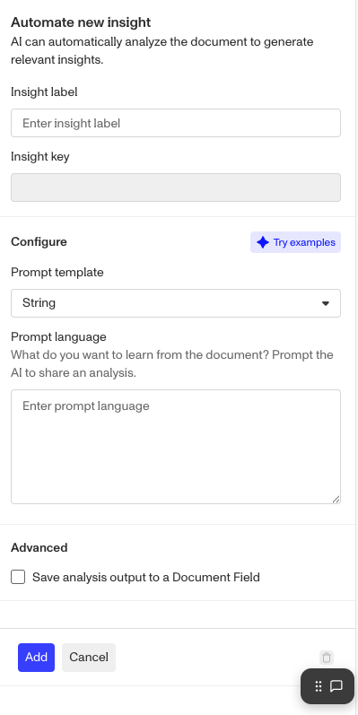Documents AI/Verification: Insights Configurations