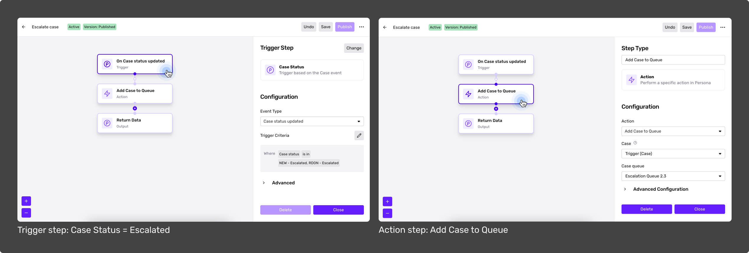 Cases-Queues-WorkflowTriggerAndStep