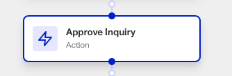 Approve inquiry workflow step 1