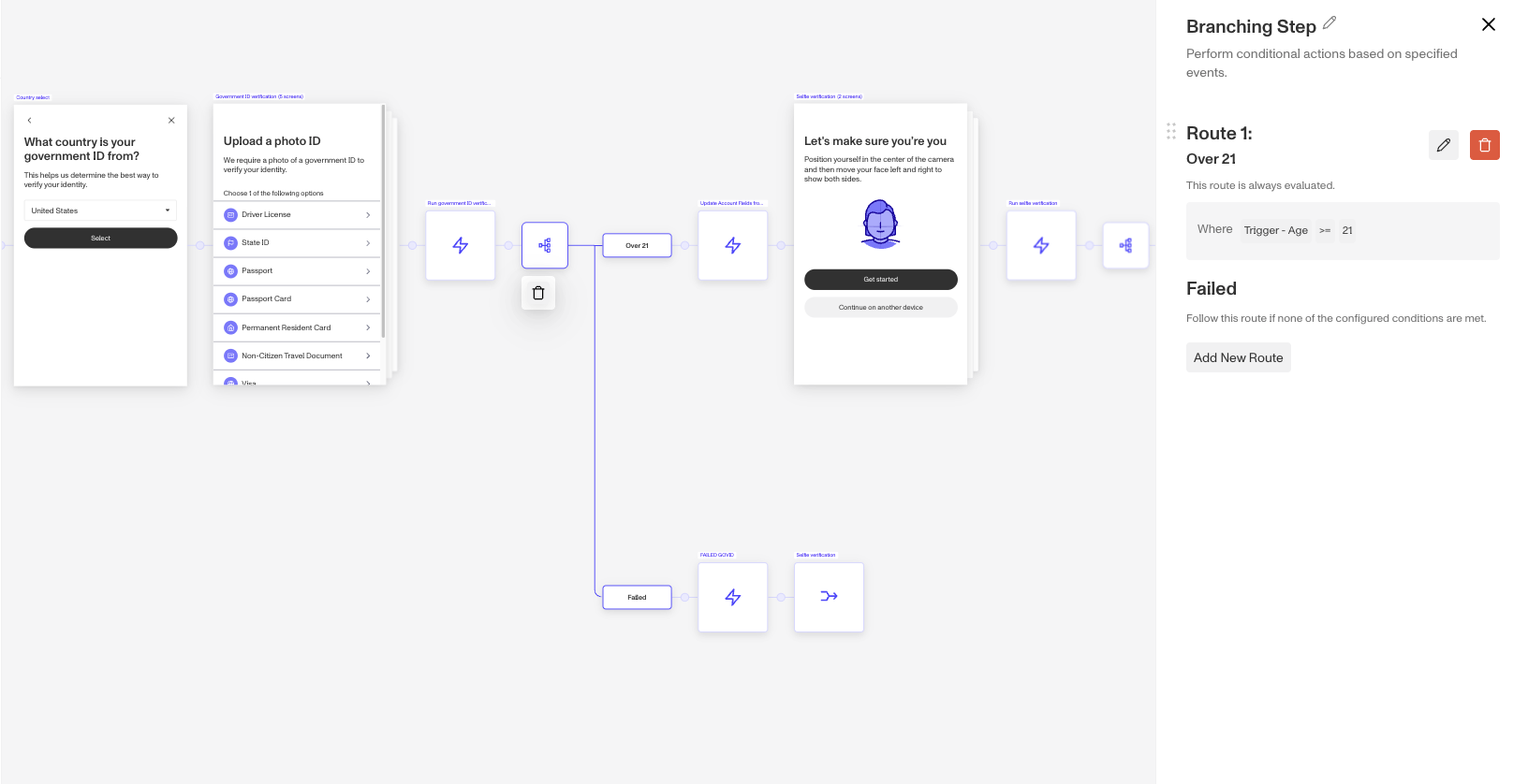 Branching Steps in Inquiries 1