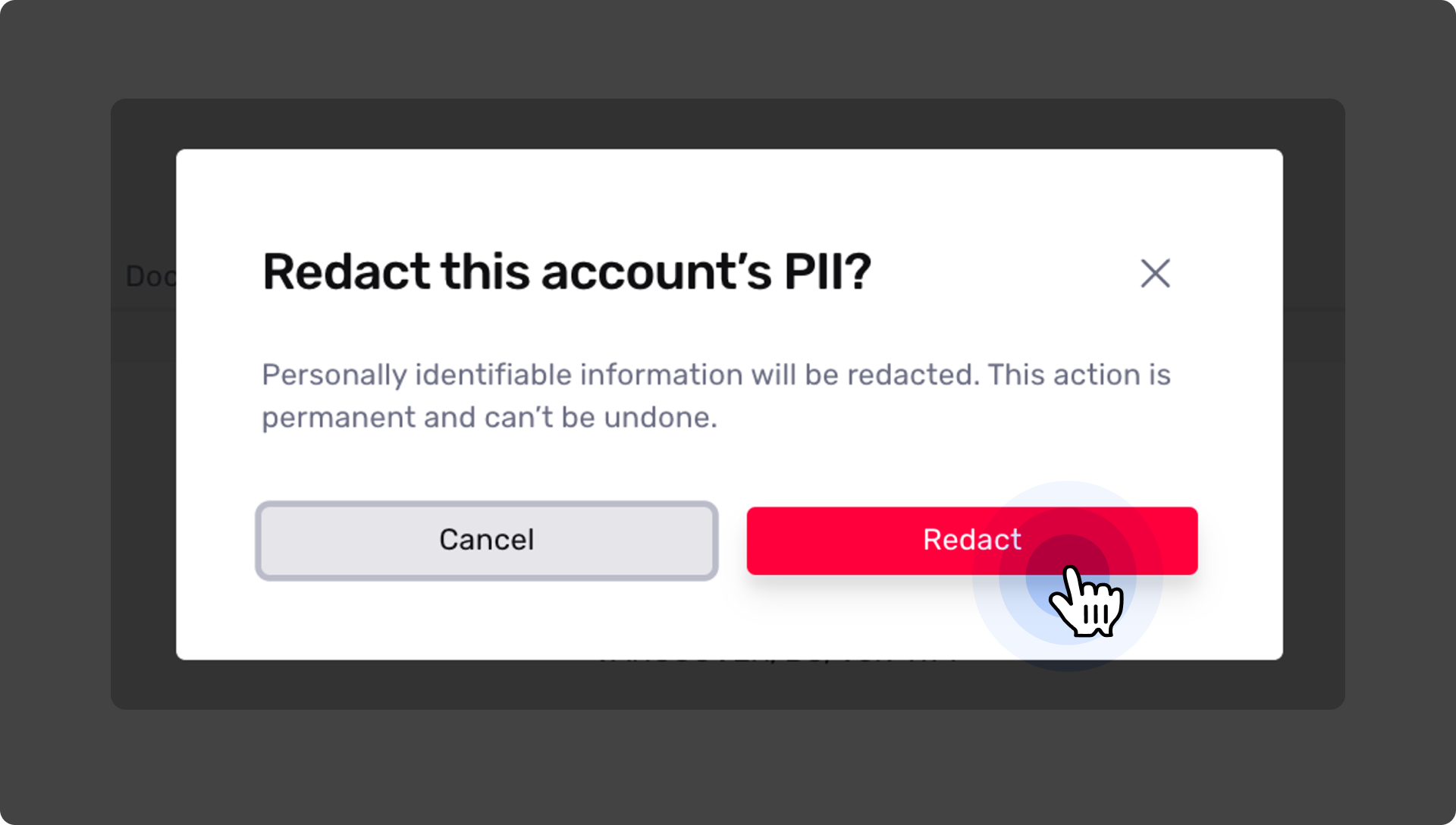 Redact Account PII