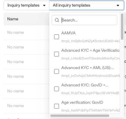verification-inquiry-template-filter