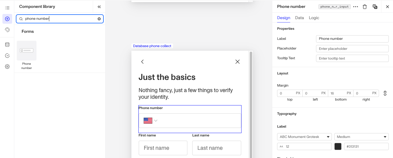phonenumbercomponent_screenshot